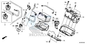 CRF1000G CRF1000 - Africa Twin Europe Direct - (ED) drawing BATTERY