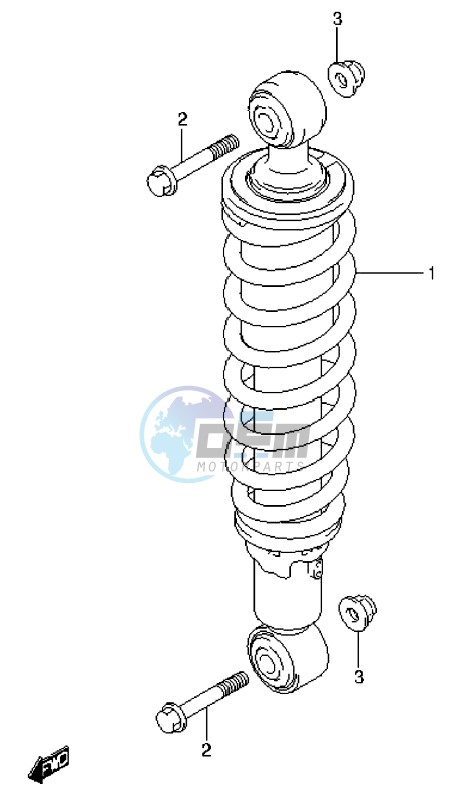 REAR SHOCK ABSORBER