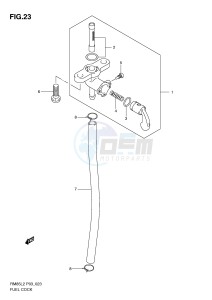 RM85 (P03) drawing FUEL COCK