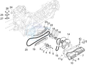 Runner 125 ST 4T E3 (EMEA) drawing Oil pump