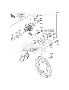 MULE PRO-DX KAF1000EGF EU drawing Front Brake