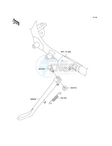 VN 1500 N [VULCAN 1500 CLASSIC FI] (N1-N3) [VULCAN 1500 CLASSIC FI] drawing STAND-- S- -