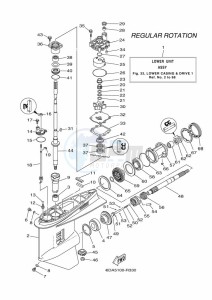 F200XB-2020 drawing PROPELLER-HOUSING-AND-TRANSMISSION-1