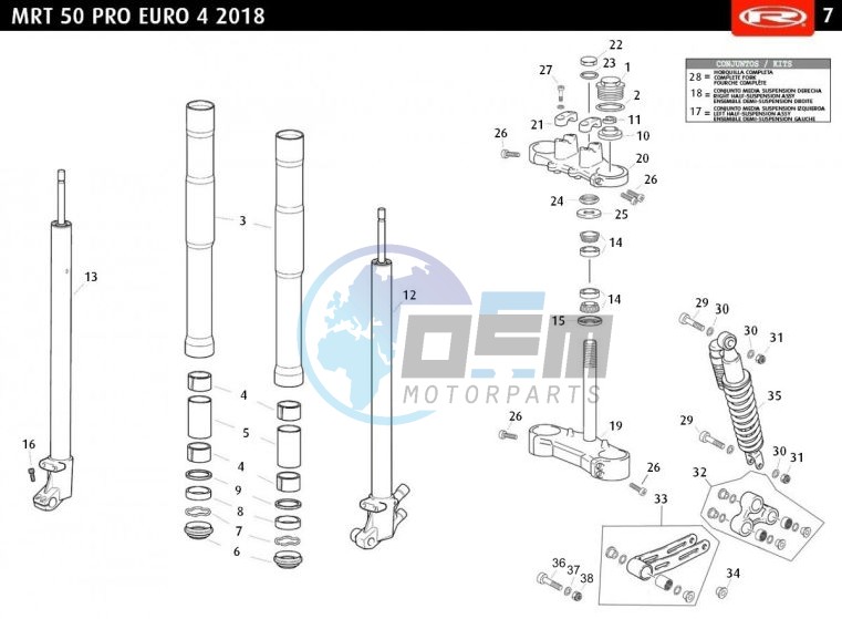 FRONT FORK MRT PRO 2017 Q40