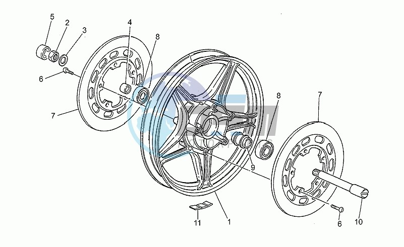 Front wheel, 2nd series