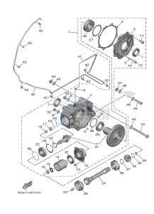 YXF850ES YXF85WPSJ WOLVERINE X (BG4A) drawing DRIVE SHAFT