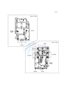 NINJA_300_ABS EX300BFF XX (EU ME A(FRICA) drawing Crankcase Bolt Pattern