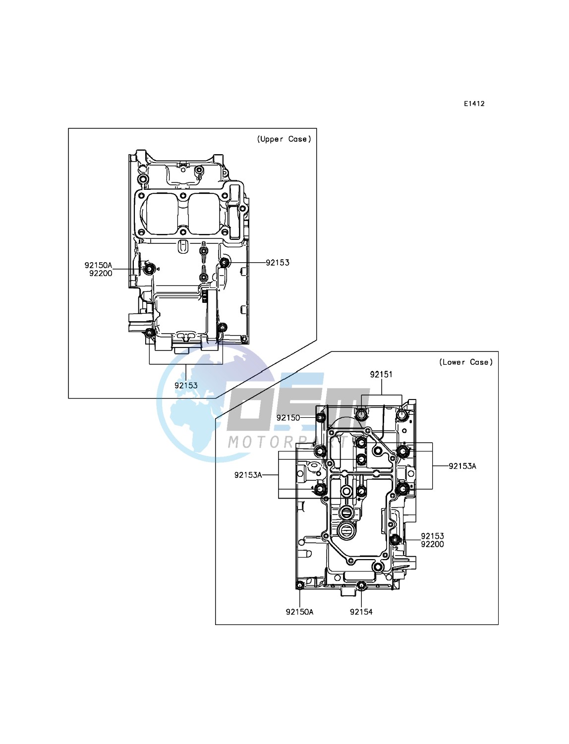 Crankcase Bolt Pattern