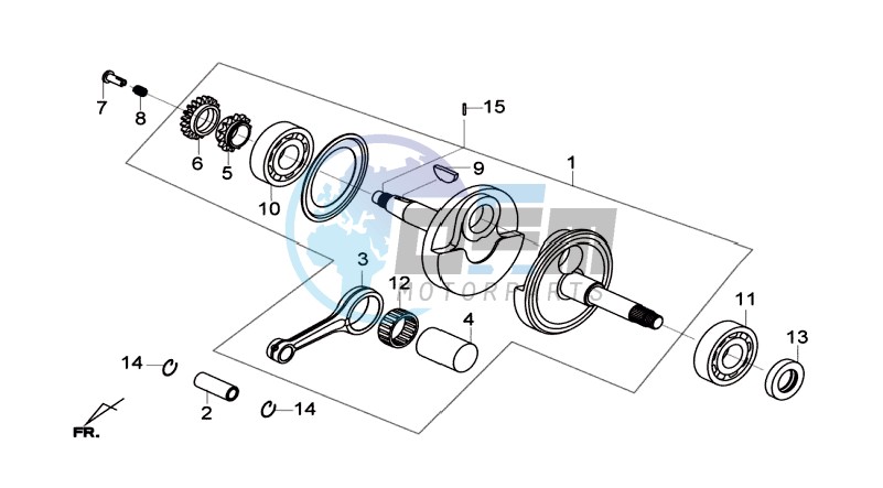 CRANKSHAFT / PISTON / PISTON RING