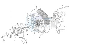 W12 350 drawing REAR WHEEL