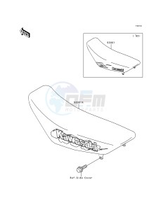 KX 80 R T [KX80] (R2-T3 BIG WHEEL) [KX 80 BIG WHEEL] drawing SEAT