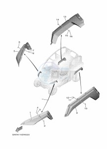 YXF850ES YX85FPSP (BARM) drawing FENDER