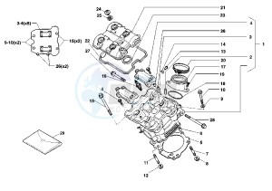 RAPTOR 1000 drawing FRONT CYLINDER HEAD