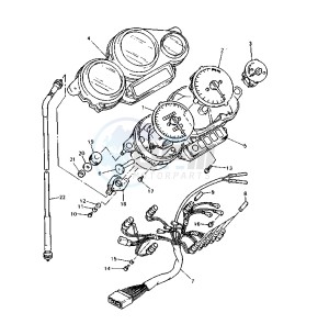 YZF R 750 drawing METER