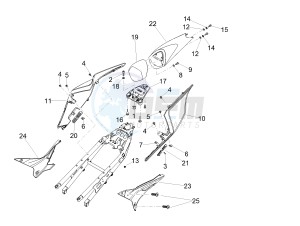 Tuono V4 1100 Factory USA-CND (NAFTA) (CND, USA) drawing Rear body I