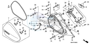 NT700VAA Europe Direct - (ED / ABS) drawing R. SADDLEBAG