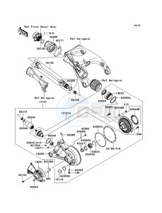 1400GTR_ABS ZG1400CEF FR GB XX (EU ME A(FRICA) drawing Drive Shaft/Final Gear