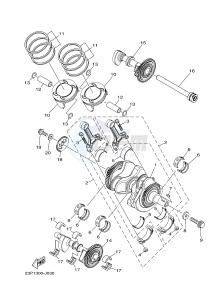 XT1200Z SUPER TENERE ABS (2BSC) drawing CRANKSHAFT & PISTON