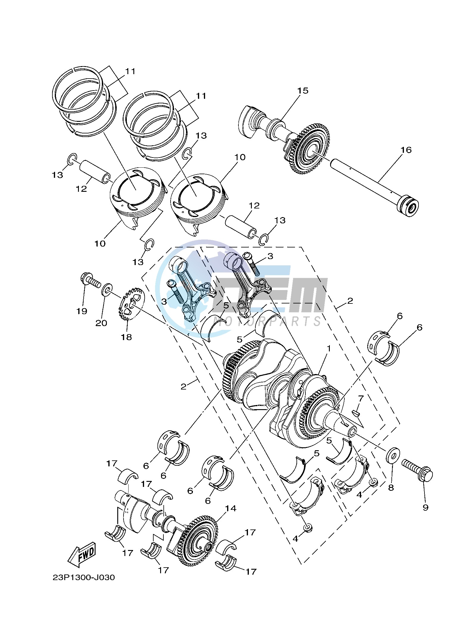 CRANKSHAFT & PISTON