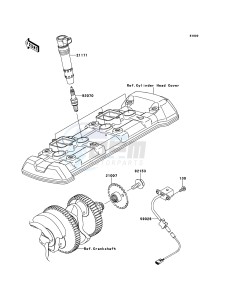 VERSYS_1000 KLZ1000ADF FR GB XX (EU ME A(FRICA) drawing Ignition System