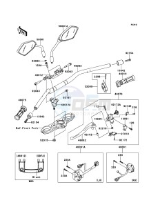 Z1000 ZR1000DDF FR GB XX (EU ME A(FRICA) drawing Handlebar