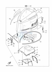 LF300TXR-2010 drawing FAIRING-UPPER