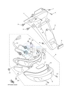 XC125E VITY (4P7A) drawing TAILLIGHT