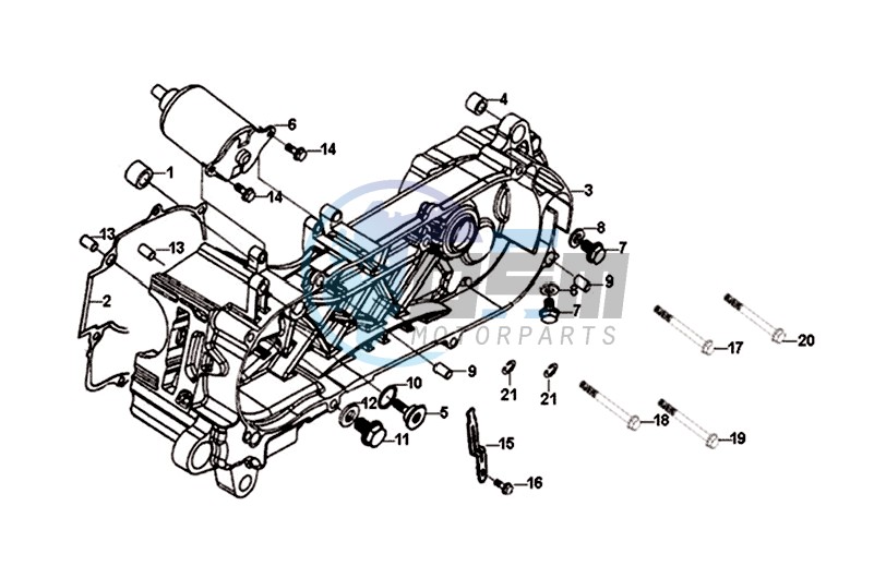 CRANKCASE COVER LINKS