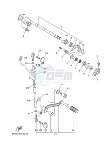 MT-10 MTN1000 (B67P) drawing SHIFT SHAFT