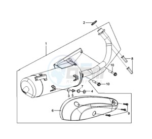 MIO 50 L6 drawing EXHAUST