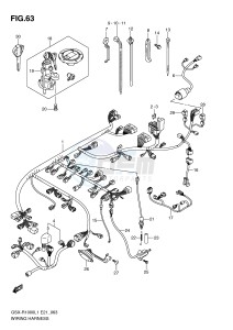 GSX-R1000 (E21) drawing WIRING HARNESS (GSX-R1000L1 E21)