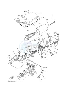 YFM700R YFM7RSEB RAPTOR 700 SPECIAL EDITION (1ASH 1ASJ 1ASG) drawing INTAKE