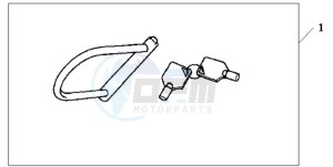 XL1000VA9 Ireland - (EK / ABS) drawing U-LOCK (TYPE M)