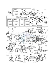 VULCAN S ABS EN650BGFA XX (EU ME A(FRICA) drawing Chassis Electrical Equipment