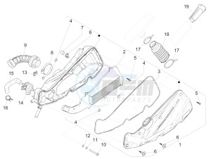 Liberty iGet 50 4T 3V (NAFTA) drawing Air filter