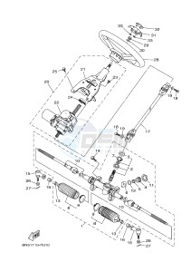 YXE700ES YXE70WPSG WOLVERINE R (BN54) drawing STEERING