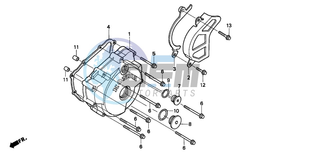 LEFT CRANKCASE COVER