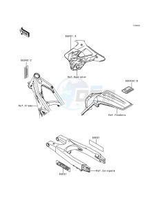 KX 125 K [KX125] (K3) [KX125] drawing LABELS