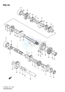 LT-F250 (E17) drawing TRANSMISSION