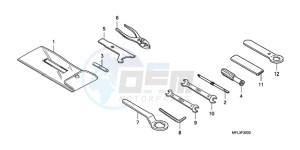 CBR1000RA9 U / ABS MME SPC drawing TOOLS