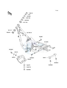 KL 250 D [KLR250] (D15-D19) [KLR250] drawing FRAME