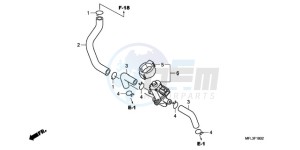 CBR1000RR9 Australia - (U / MK) drawing AIR INJECTION CONTROL VALVE