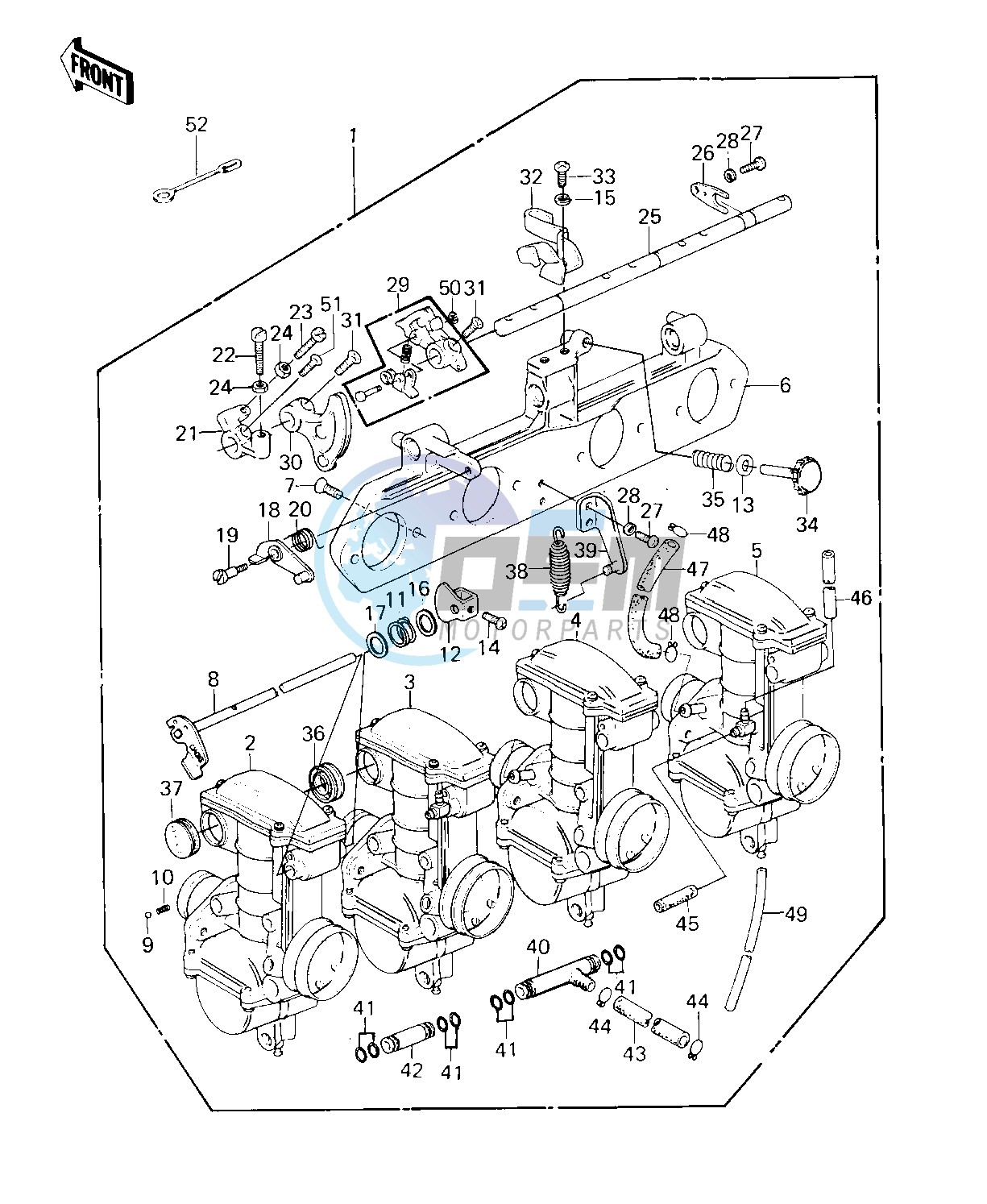 CARBURETOR ASSY -- 80-81 C1_C2- -