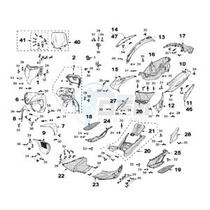 GEOPOLIS 125 SC drawing COWLING