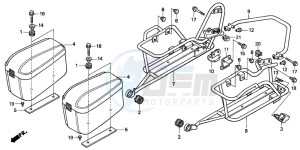 CB250 TWO FIFTY drawing SIDE BOX