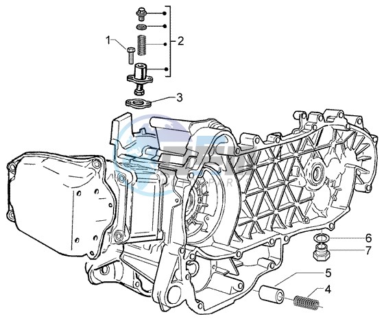 By-pass valve - Chain tightener