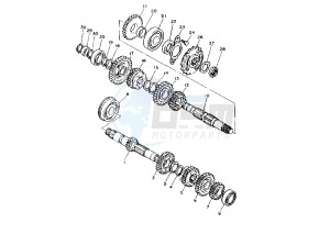 XT Z TENERE 660 drawing TRANSMISSION