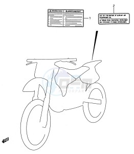 RMX250 (E28) drawing LABEL