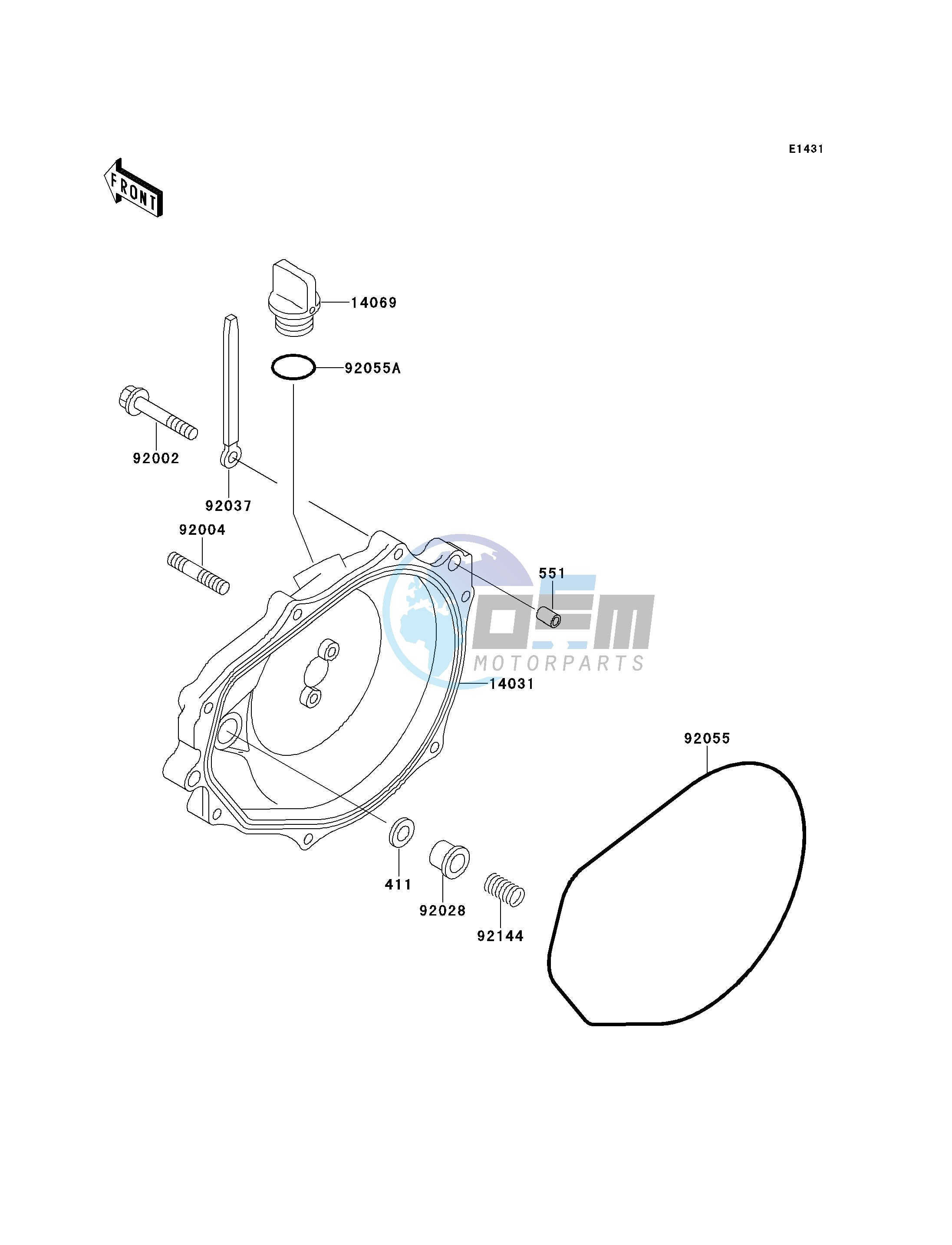 ENGINE COVER-- S- -