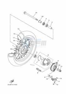 TT-R50E (BEGH) drawing FRONT WHEEL